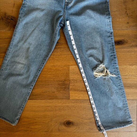 Levi’s 501 Straight Leg Jeans – Style 34964-0045 – Hemmed – Size 27 – LIGHT WASH - Picture 14 of 16